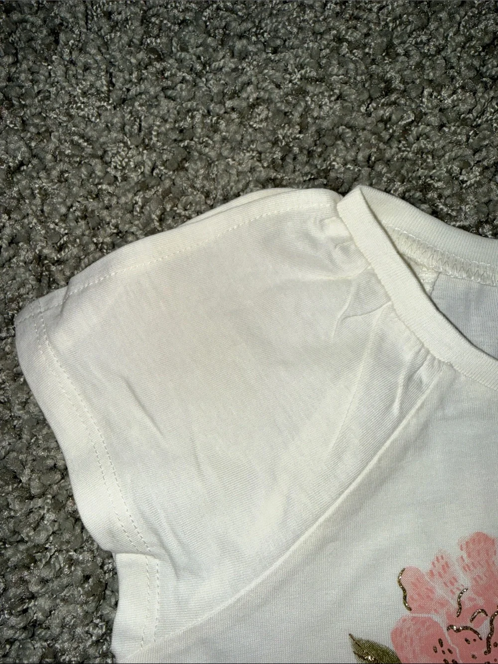 Carter's Cream Tee with Floral Earth and Butterfly Graphic NEW (6)